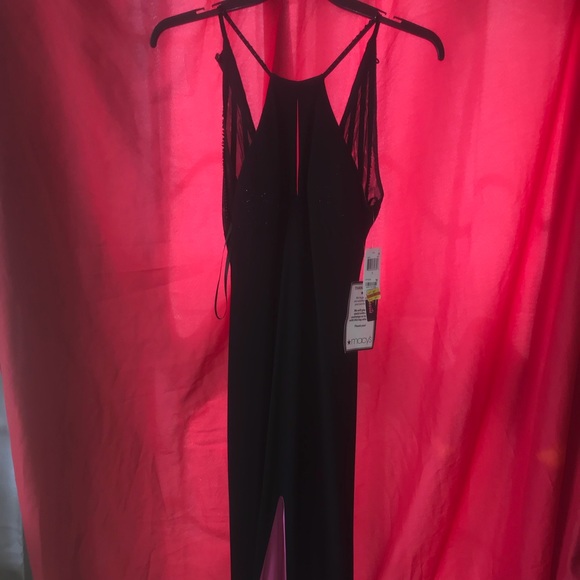 Black prom dress (NEVER WORN WITH TAGS) - Picture 4 of 5